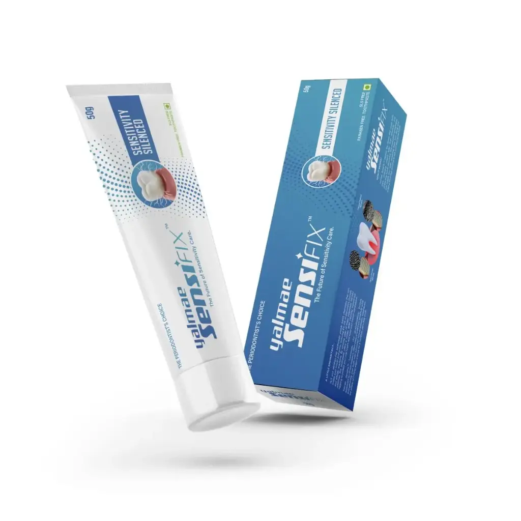 [YM-SF-01] Yalmae SensiFix Toothpaste for Sensitive Teeth, SLS-Free, Paraben-Free, 50g